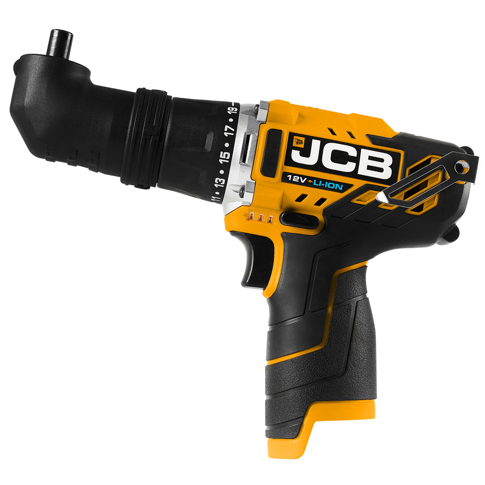 JCB 21-12TPK2-WB-2 12V 4 in 1 Drill Driver with 2x2.0Ah Batteries & Charger in W-Boxx