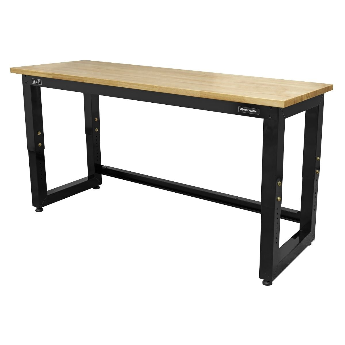 Sealey APMS22 Steel Adjustable Workbench with Wooden Worktop 1830mm