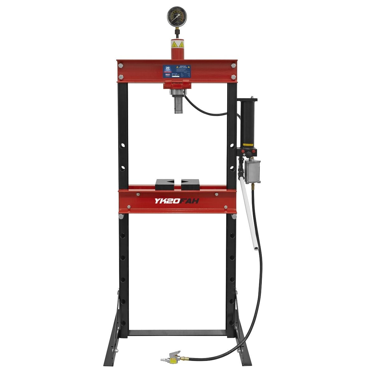 Sealey YK20FAH Air/Hydraulic Press 20 Tonne Floor Type