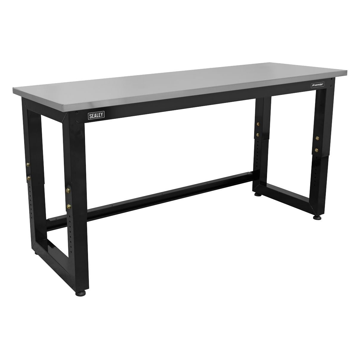 Sealey APMS23 Steel Adjustable Workbench with Stainless Steel Worktop Heavy-Duty