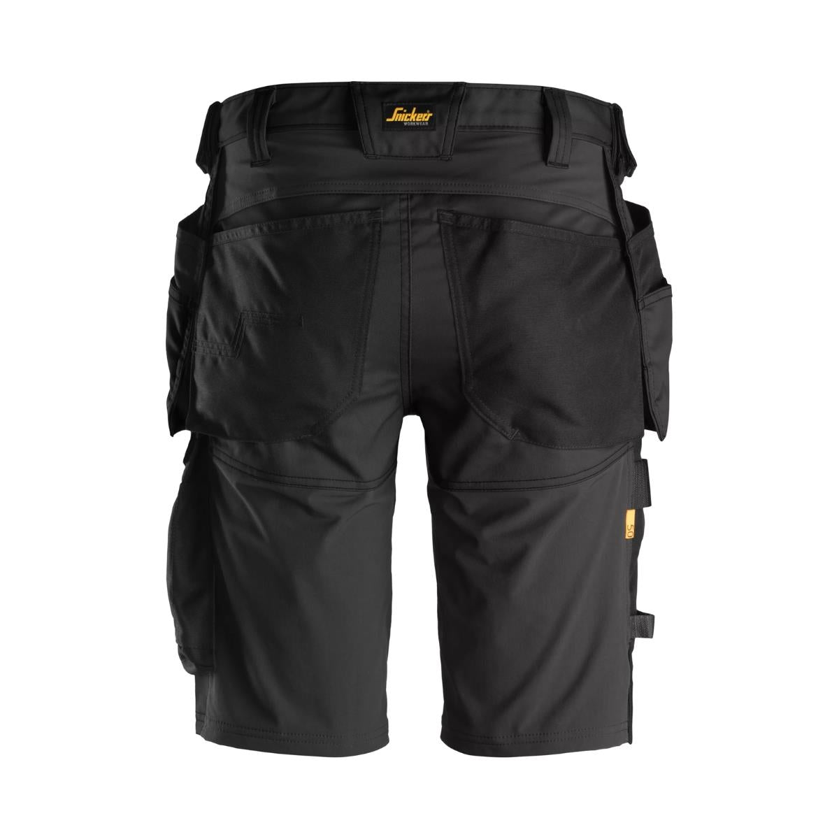 Snickers AllroundWork Stretch Shorts with Holster Pockets Black - 33