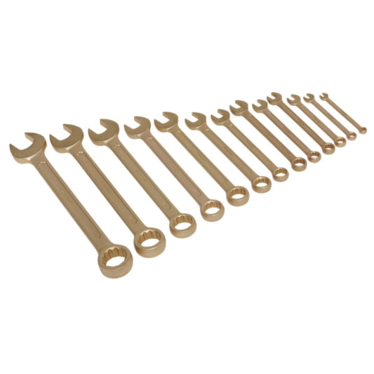 Sealey NS001 Combination Spanner Set 13pc Non-Sparking