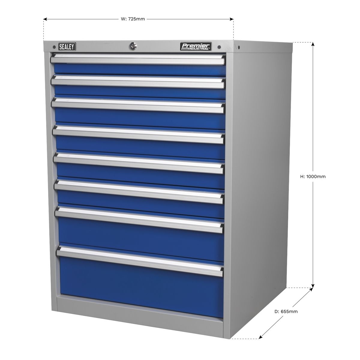 Sealey API7238 Cabinet Industrial 8 Drawer