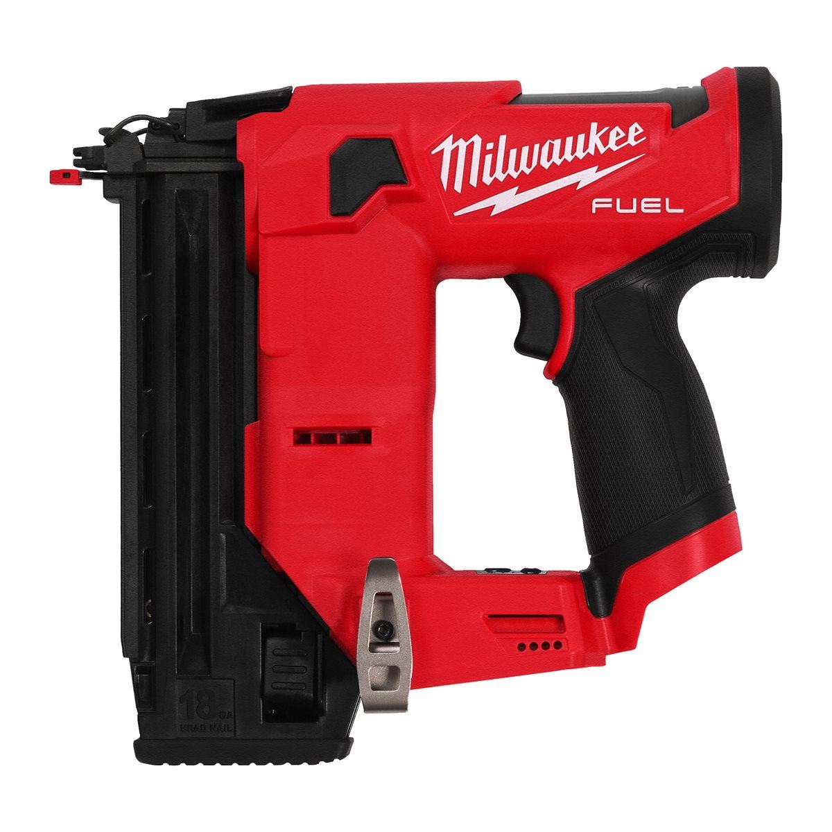 Milwaukee M12FCN18GS-0X 12V FUEL Brushless 18Ga Second Fix Straight Brad Nailer with 1 x 6.0Ah Battery & Charger
