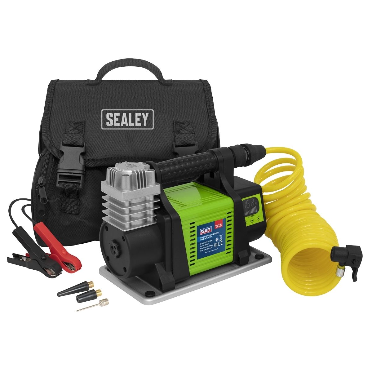 Sealey MAC05D Digital Tyre Inflator 12V Heavy-Duty