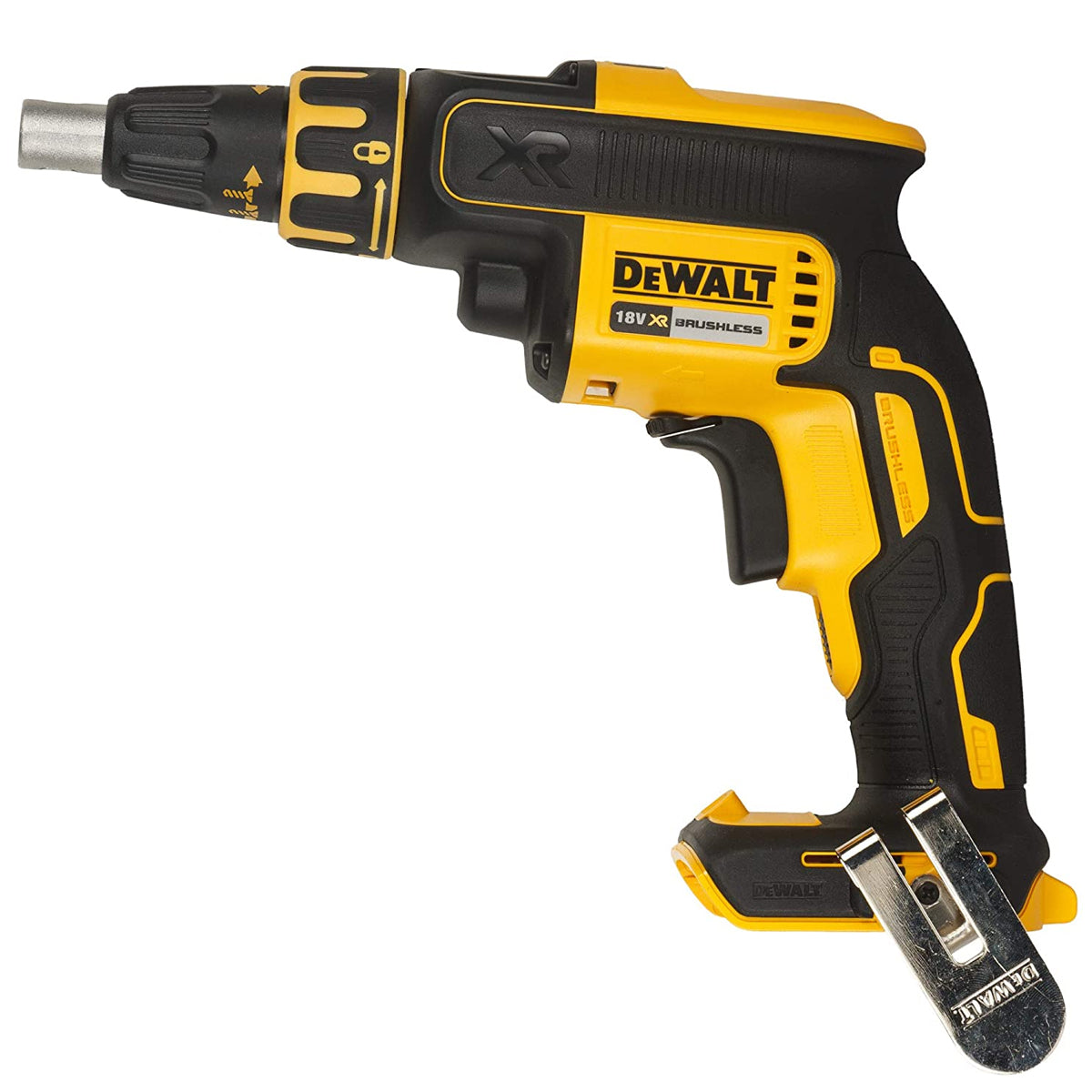 Dewalt DCF620N 18V Brushless Drywall Screwdriver with 1 x 5.0Ah Battery Charger & Bag