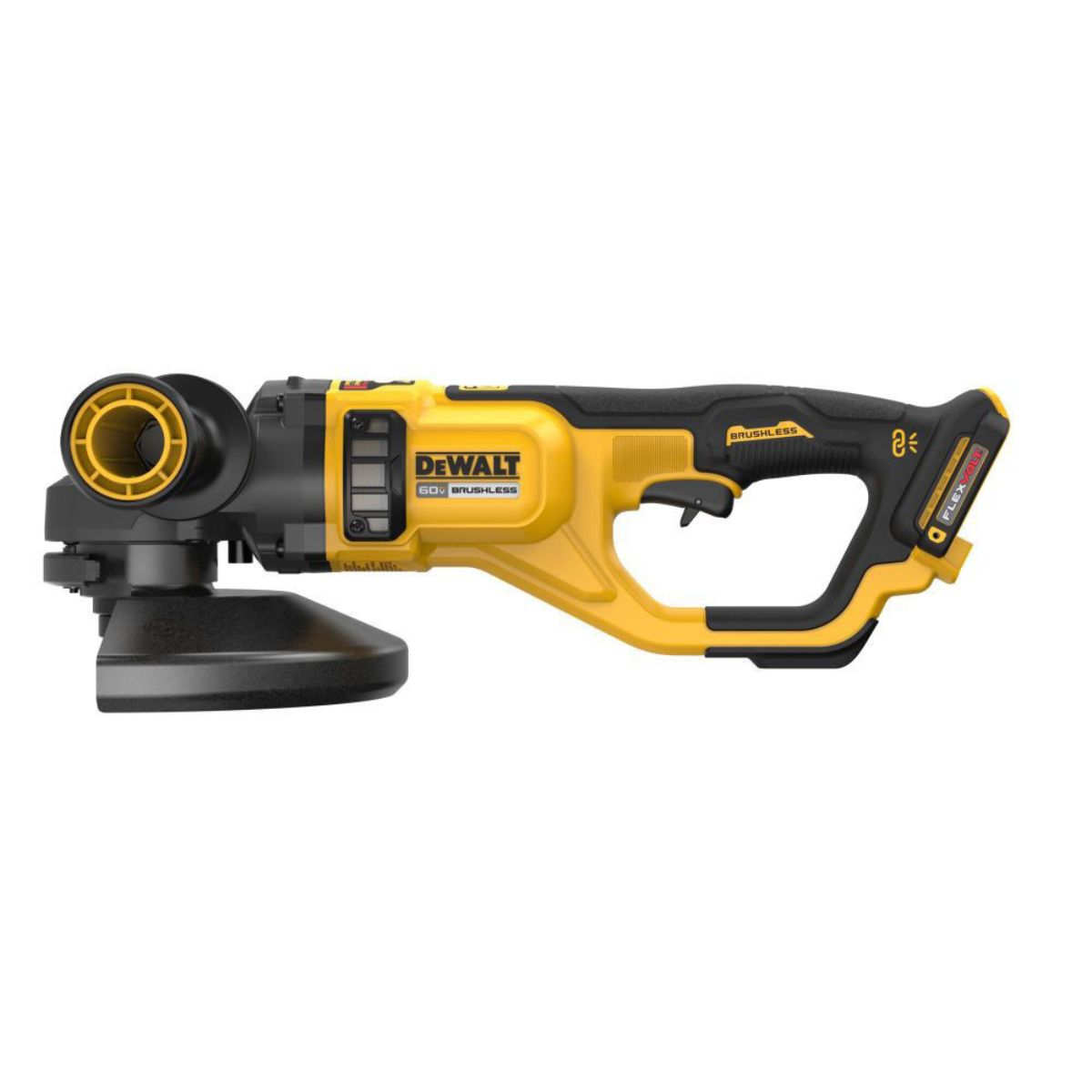 DeWalt DCG460X2 54V Brushless FlexVolt 230mm Angle Grinder with 2 x 9.0Ah Batteries, Charger & Case