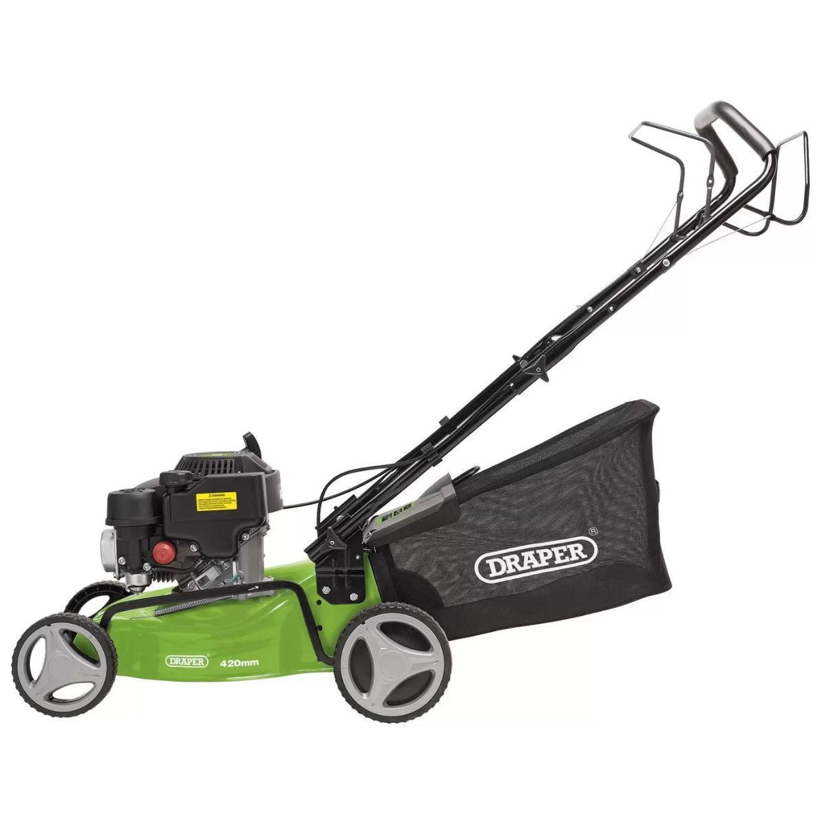 Draper LMP410SP 420mm Steel Deck Petrol Lawn Mower 132cc/3.3HP 08671