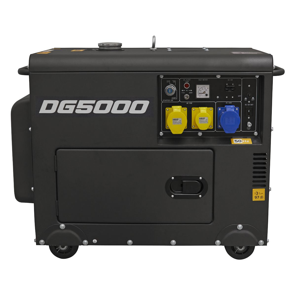 Sealey DG5000 4-Stroke Diesel Generator 230V/5000W