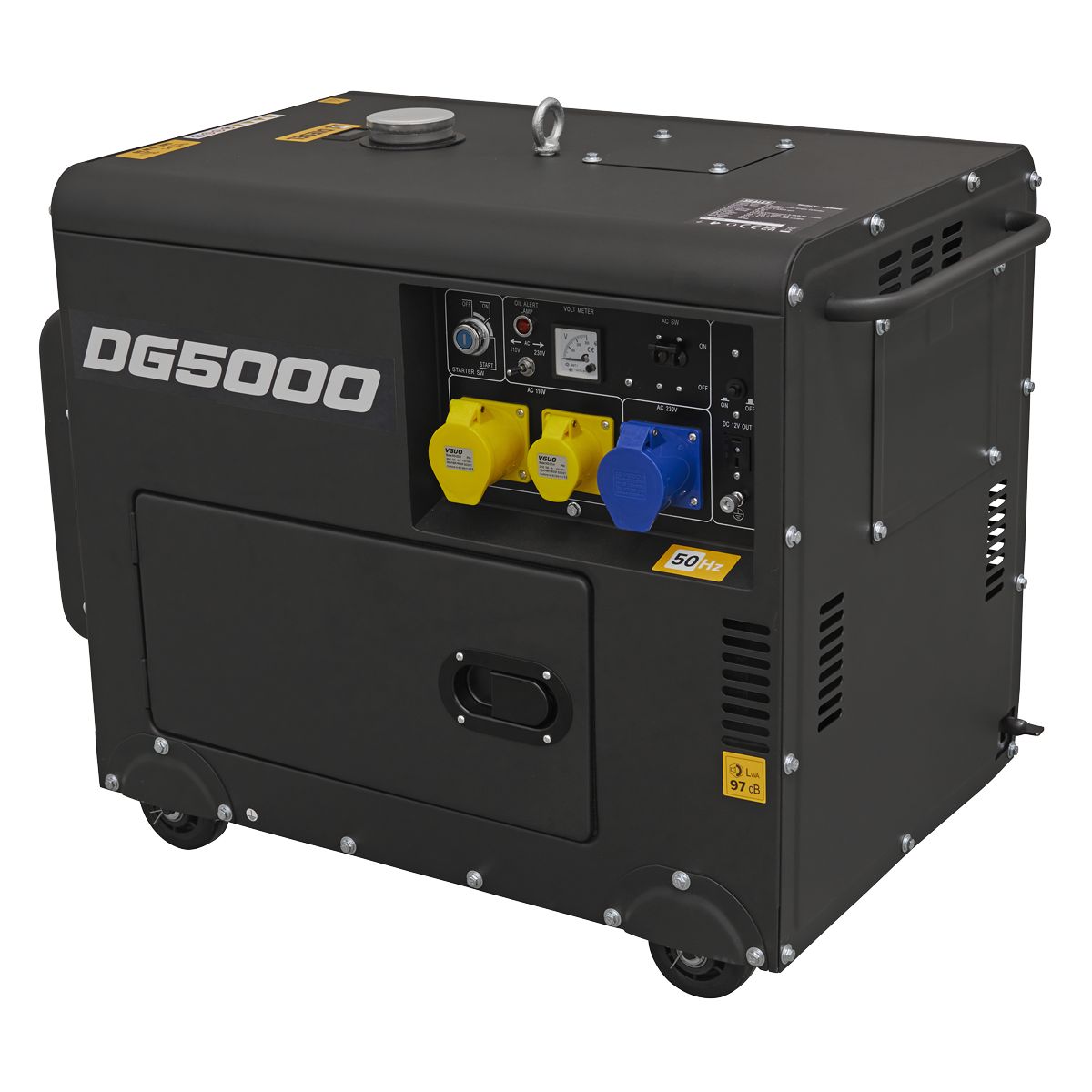 Sealey DG5000 4-Stroke Diesel Generator 230V/5000W