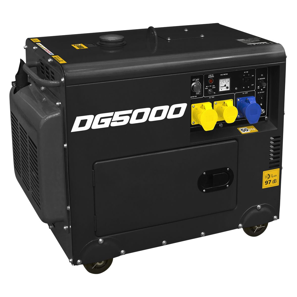 Sealey DG5000 4-Stroke Diesel Generator 230V/5000W