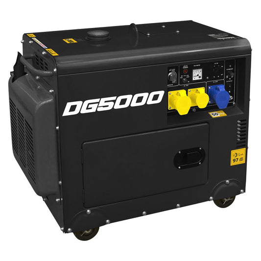 Sealey DG5000 4-Stroke Diesel Generator 110/230V