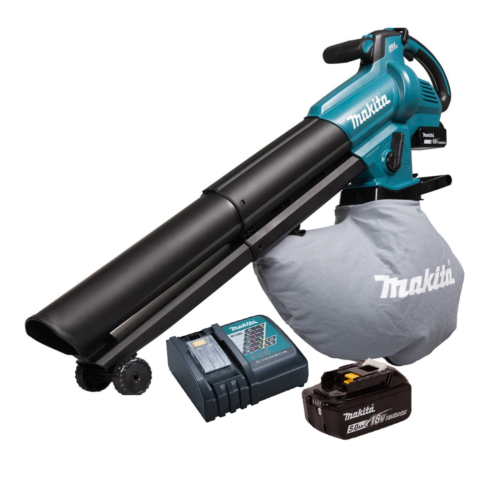 Makita DUB187T002 18V LXT Brushless Blower / Vacuum With 1 x 5.0ah Battery & Charger