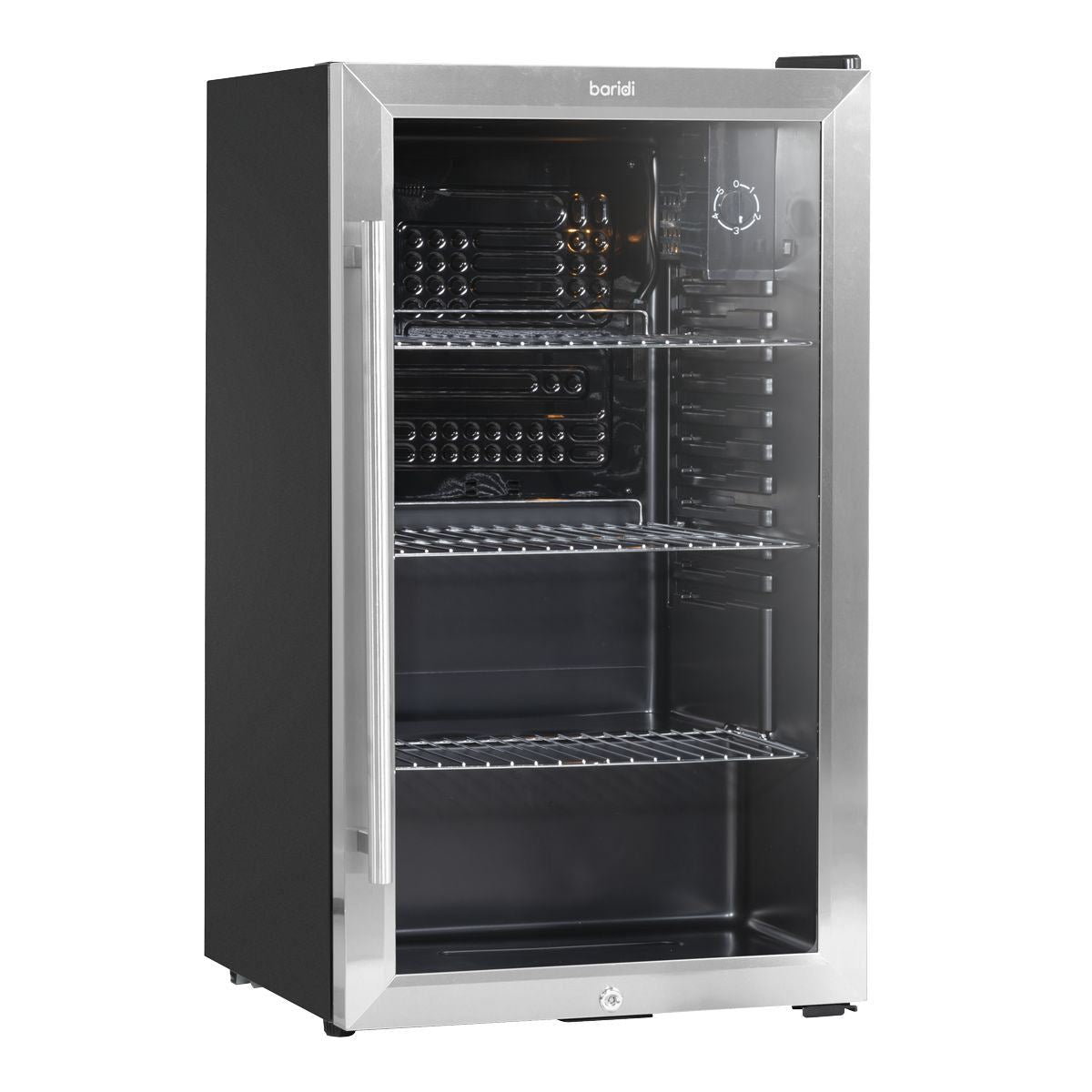 Sealey DH31 Baridi Drinks Fridge 85L Capacity Stainless Steel 240V