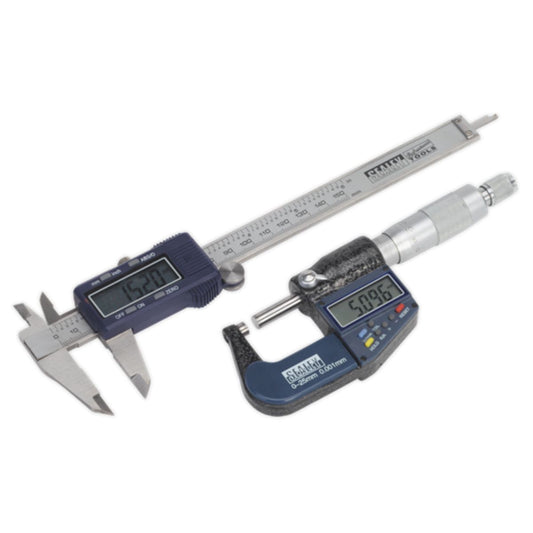 Sealey AK9637D Digital Measuring 2pc Set