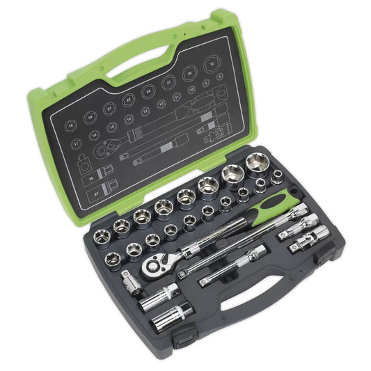 Sealey AK7961 Socket Set 26pc 1/2"Sq Drive