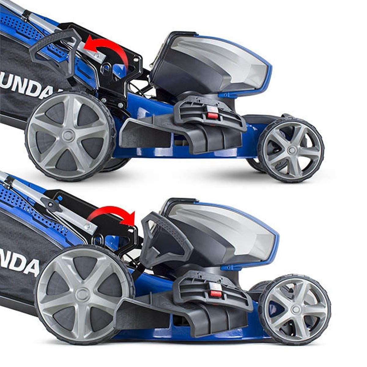 Hyundai HYM80Li460SP 80V Cordless Self Propelled Lawnmower 45cm 2 x Batteries & Charger