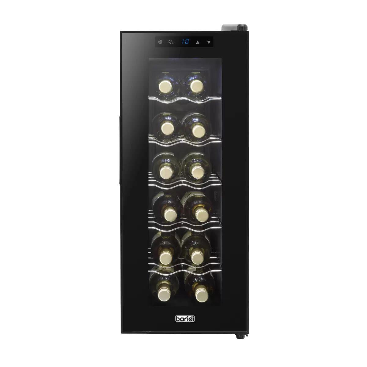 Sealey DH73 Baridi 12 Bottle Fridge & Cooler Black