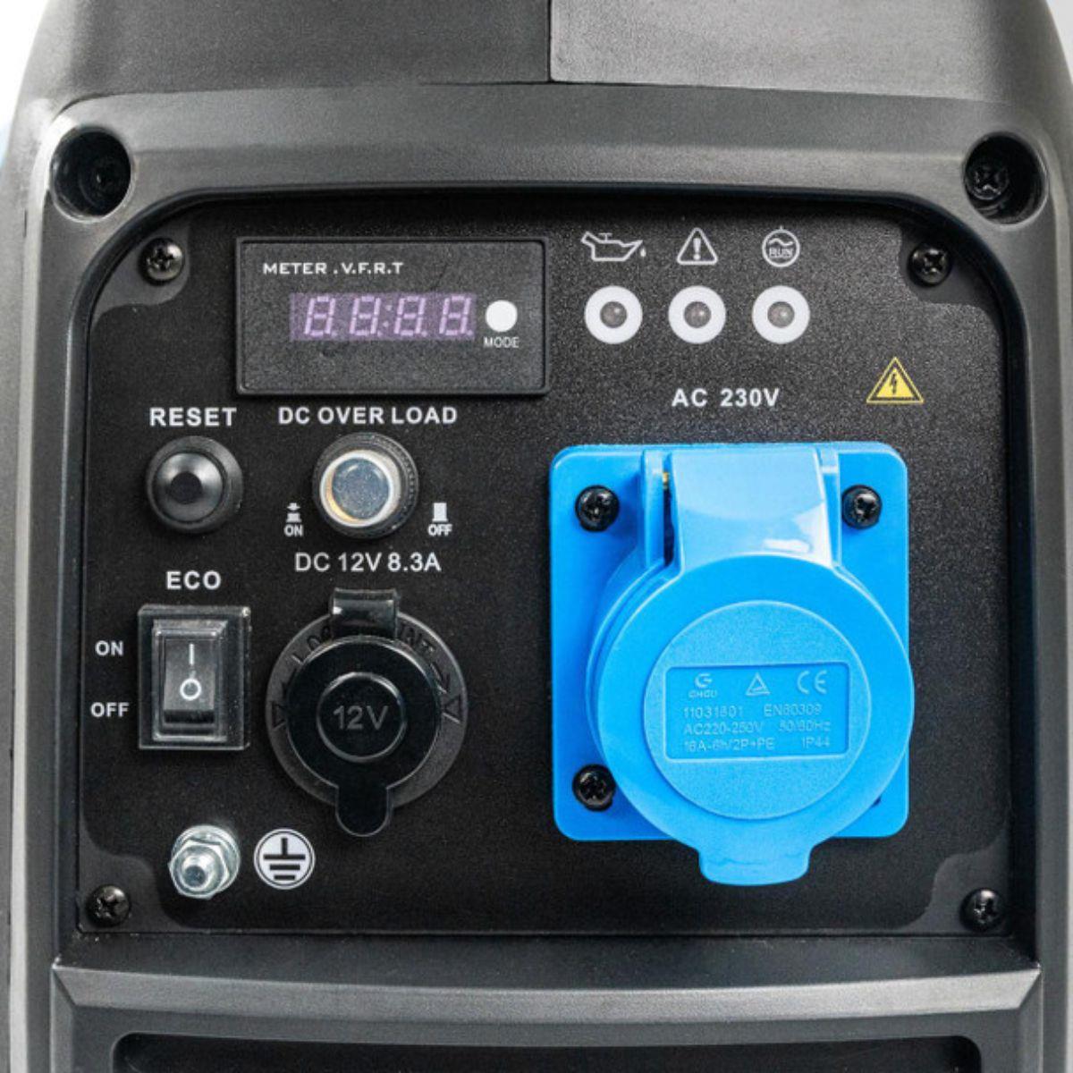 Hyundai HY3900Si Inverter Generator Recoil Start Pure Sine Wave 230V/3300W