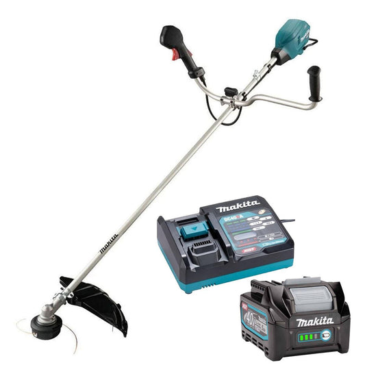 Makita UR006GZ04 40V XGT Brushless Brush Cutter with 1 x 5.0Ah Battery & Charger