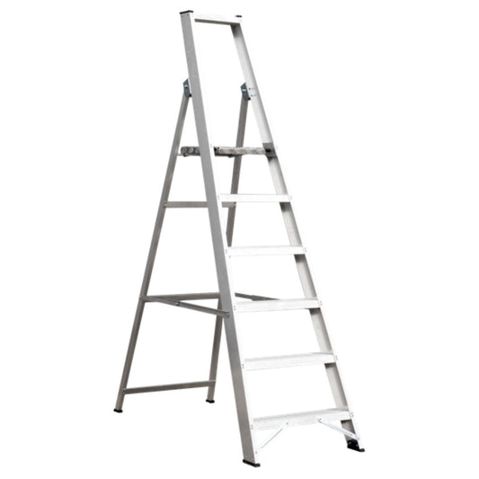 Sealey AXL6 Industrial Aluminium Step Ladder 6-Tread