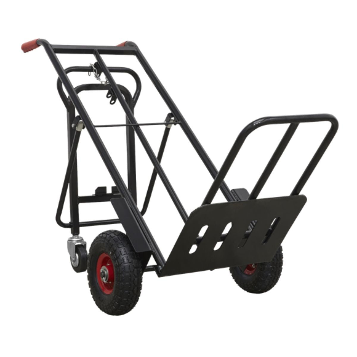 Sealey CST989HD 300kg Heavy-Duty 3-in-1 Sack Truck with PU Tyres