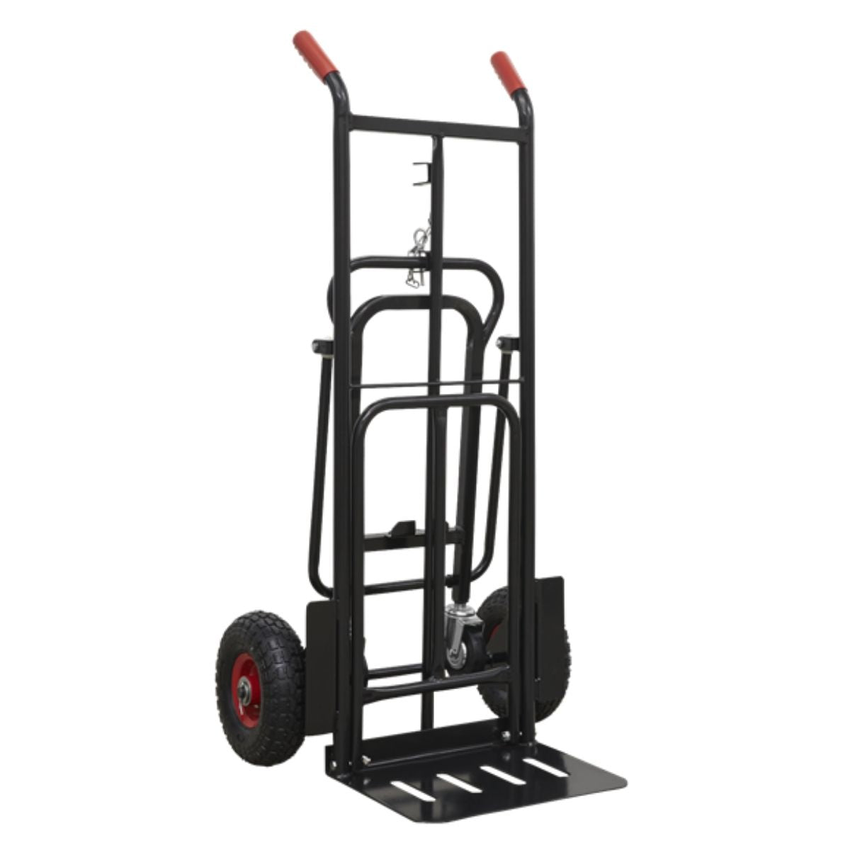 Sealey CST989HD 300kg Heavy-Duty 3-in-1 Sack Truck with PU Tyres