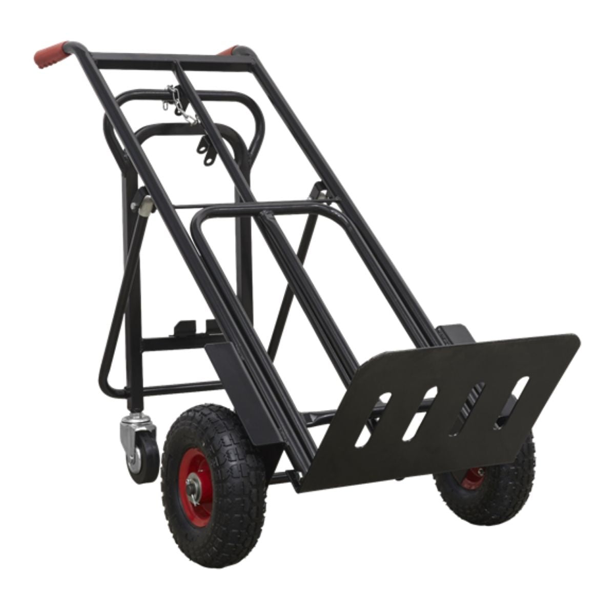 Sealey CST989HD 300kg Heavy-Duty 3-in-1 Sack Truck with PU Tyres