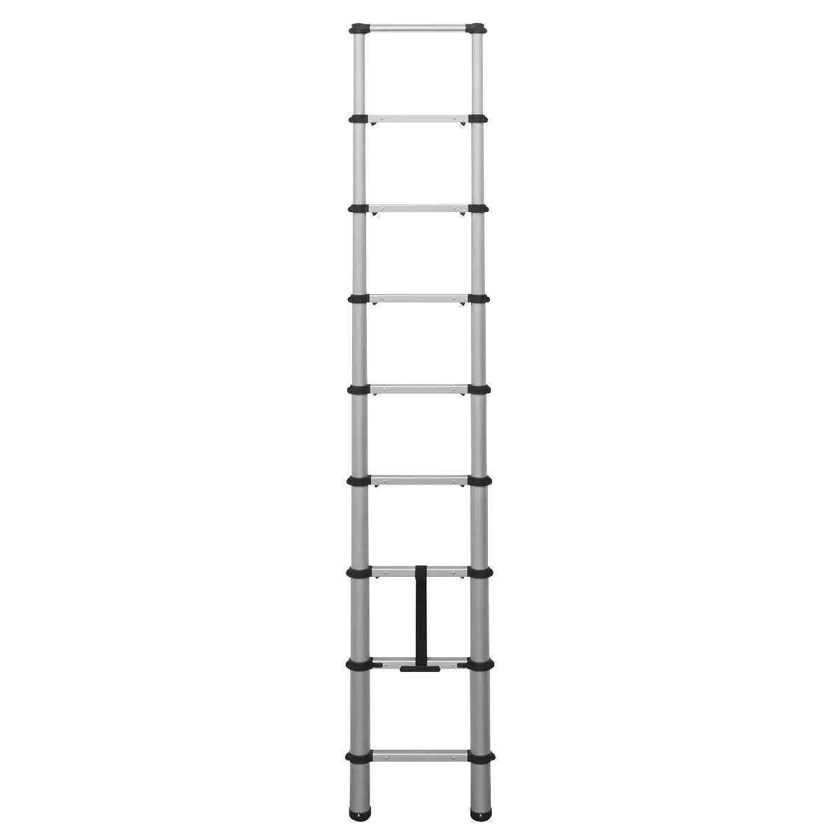 Sealey ATL09 9-Tread Trade Aluminium Telescopic Ladder EN 131