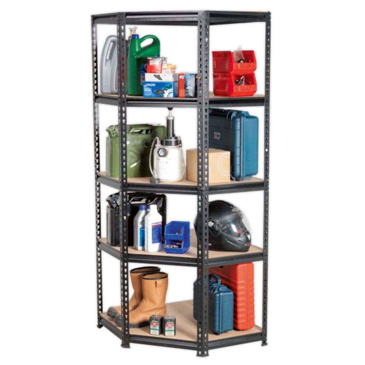 Sealey AP7150C Corner Racking Unit 150kg Capacity Per Level