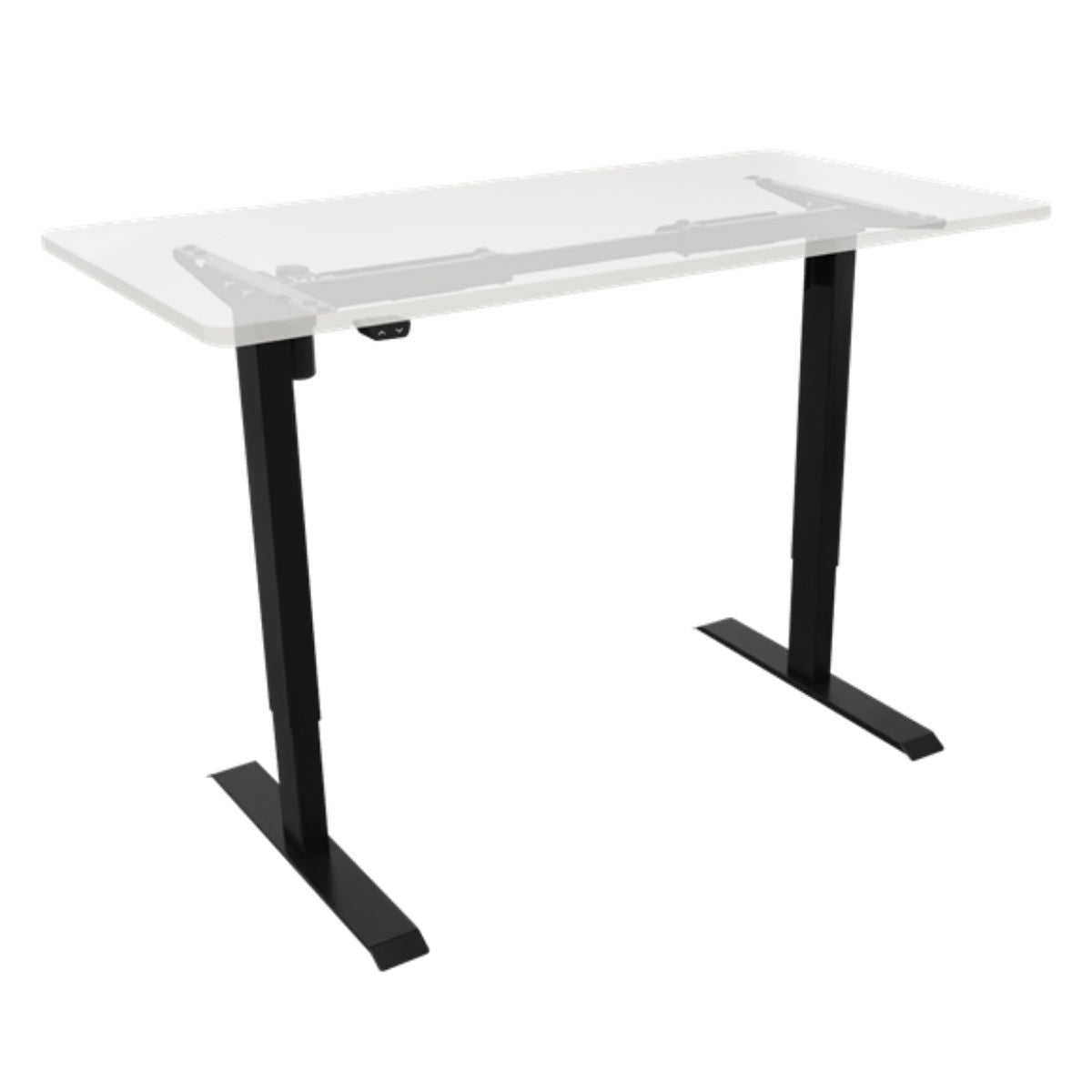 Dellonda DH17 Single Motor Adjustable Desk Frame 70kg Capacity