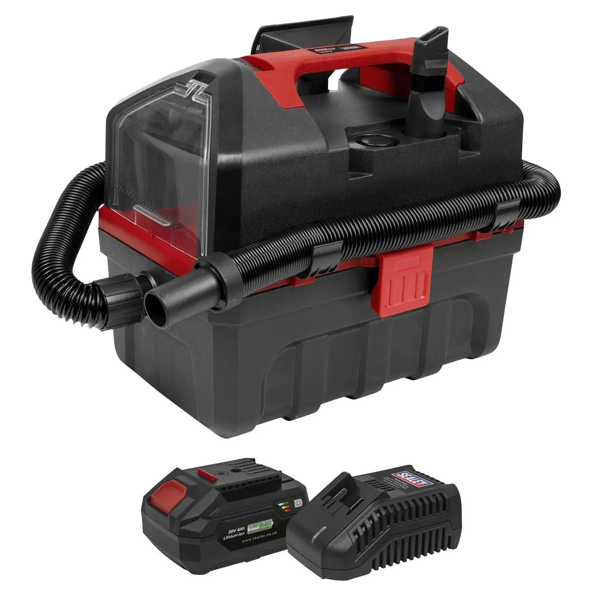 Sealey CP20VWDVKIT1 20V Wet and Dry Vacuum Kit Battery With Charger