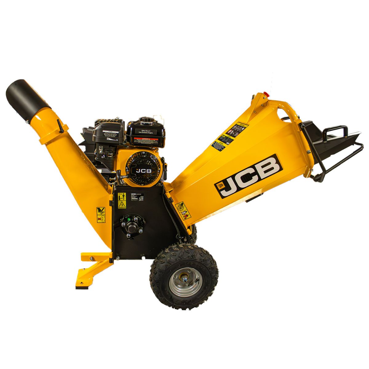 JCB CH75100P 4-Stroke 224cc Heavy-duty Petrol Wood Chipper