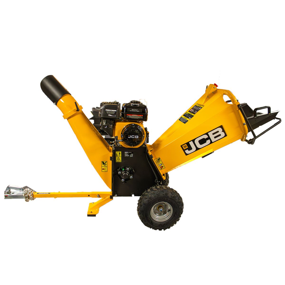 JCB CH75100P 4-Stroke 224cc Heavy-duty Petrol Wood Chipper