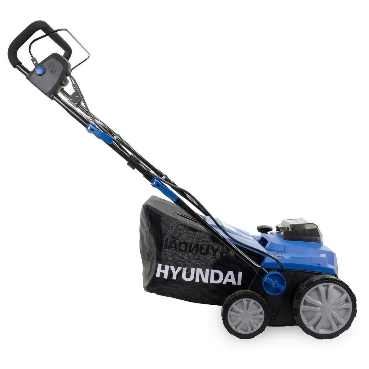 Hyundai HY2196 40V Cordless Lawn Scarifier, Aerator & Dethatcher Rake 380mm 2 x 4Ah Batteries & Charger