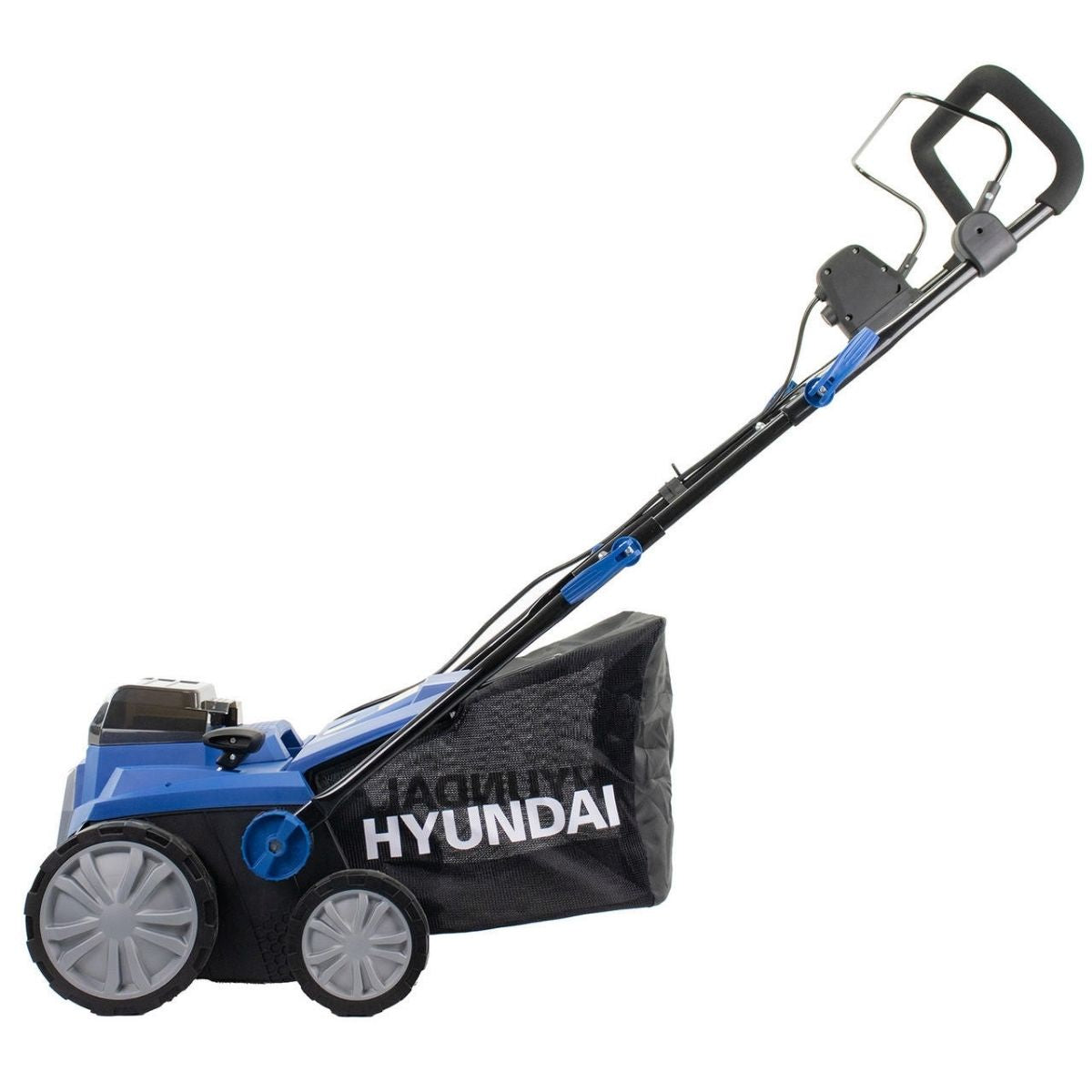 Hyundai HY2196 40V Cordless Lawn Scarifier, Aerator & Dethatcher Rake 380mm 2 x 4Ah Batteries & Charger