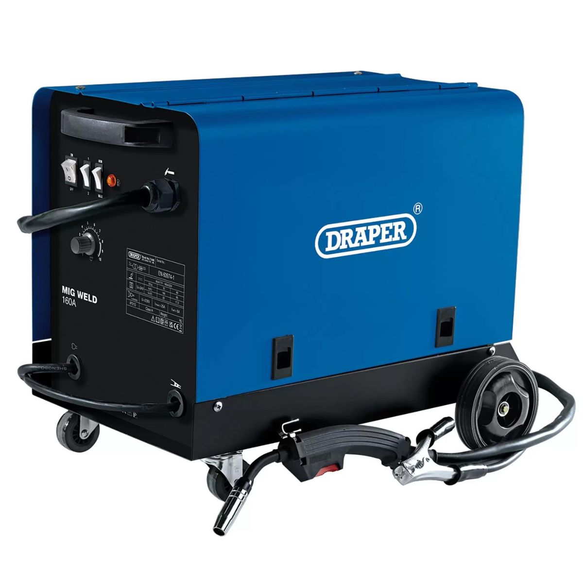 Draper MW170T Gas-Gasless MIG Welder 230V/160A 71095