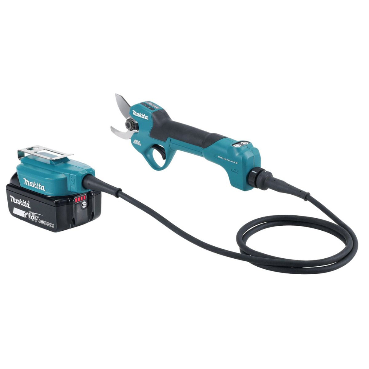 Makita DUP180RT 18V XGT Brushless Pruning Shear with 1 x 5.0Ah Battery and Charger