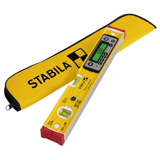 Stabila STB19830 TECH 196 DL Digital Spirit Level 40cm for Accurate Measurements 19830