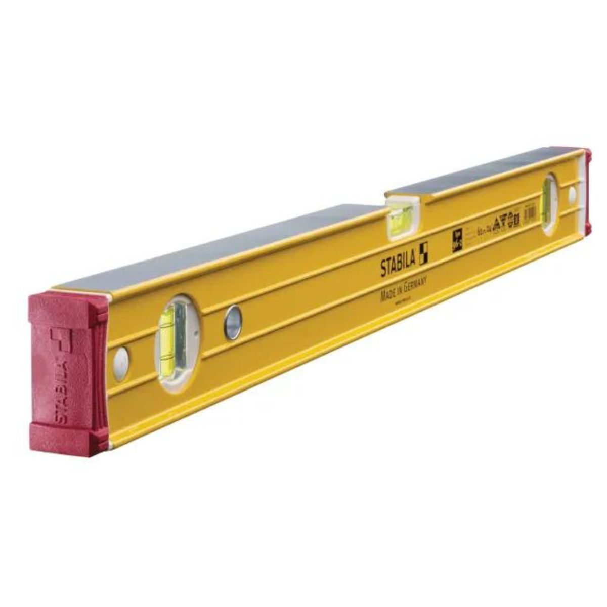 Stabila STB96M280 96-M-2 Magnetic Spirit Level 200cm with 3 Vials For Precision Leveling 15858