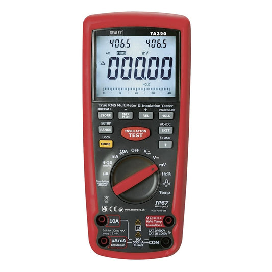 Sealey TA320 Digital Automotive Analyser and Insulation Tester