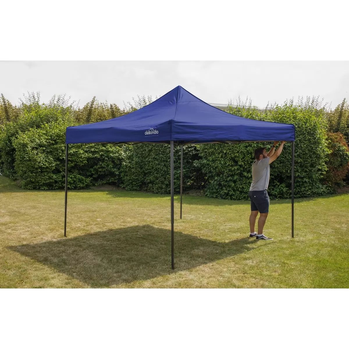 Dellonda DG127 Premium Pop-Up Gazebo Water Resistant Carry Bag Stakes Weight 2x2m