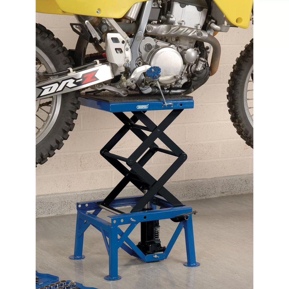 Draper MCPL3B Hydraulic Motorcycle Scissor Lift 135kg 70212