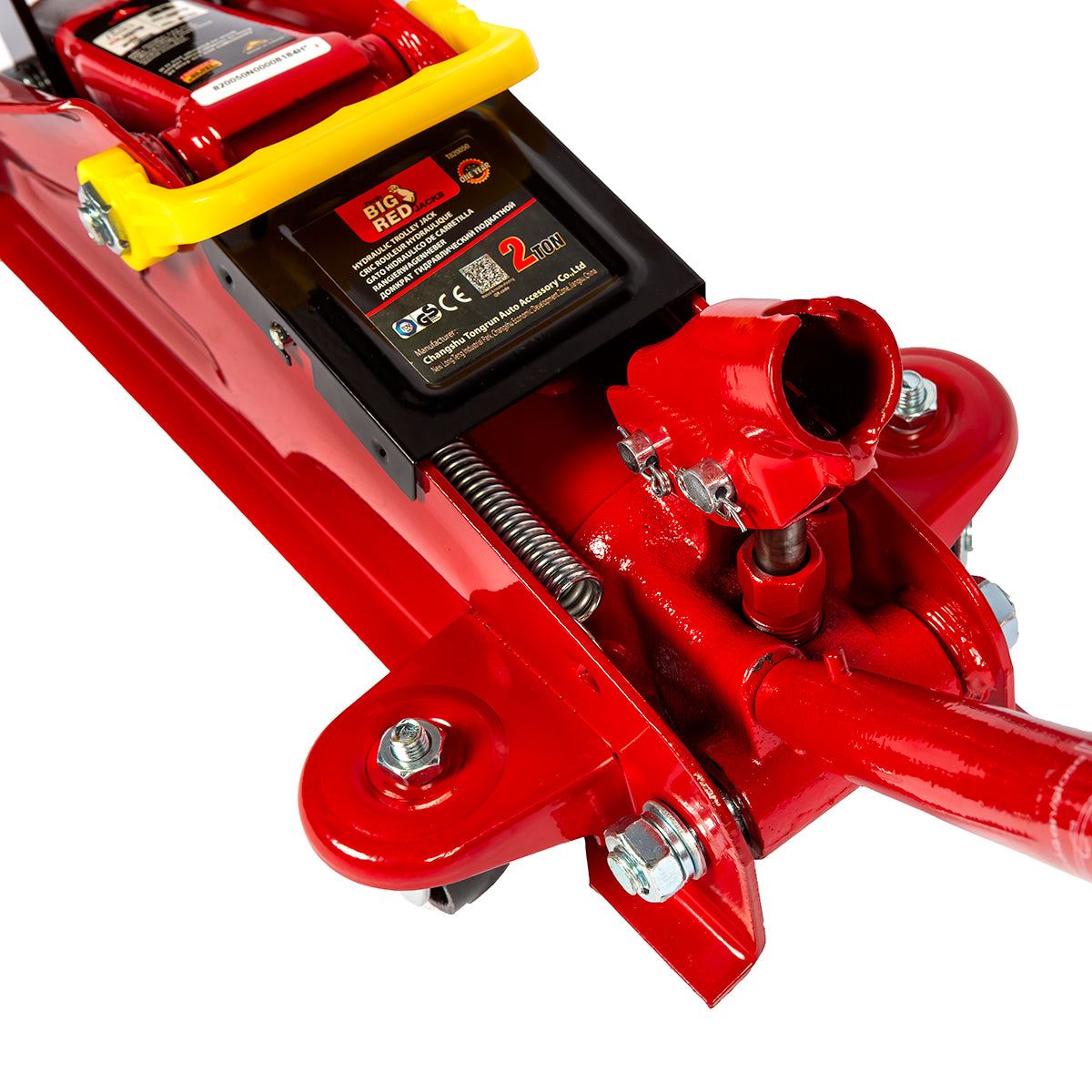Big Red Torin 2-Ton Hydraulic Jack Low Profile Lifting Range 135-340mm with Case