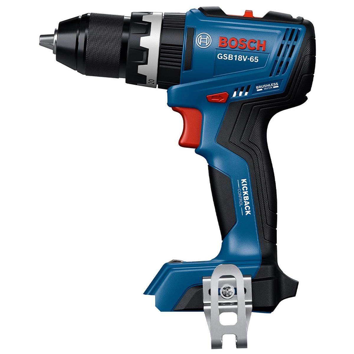 Bosch 0615A5008E 18V Brushless Combi Drill & Impact Driver/Wrench Twin Kit with 2 x 4.0Ah Battery, Charger & Case