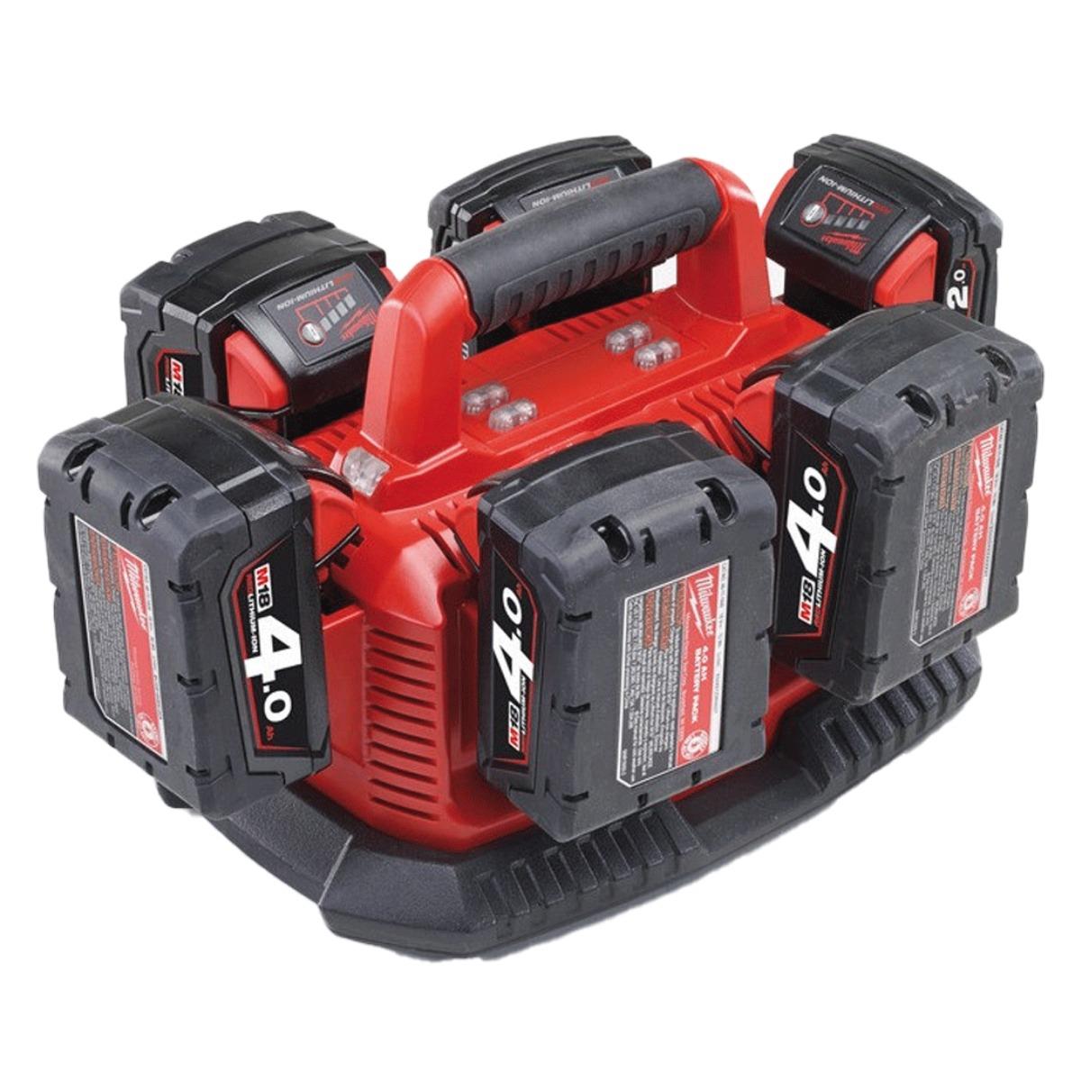 Milwaukee M1418C6 M14-M18 18V Multibay Charger 240V 4932430310