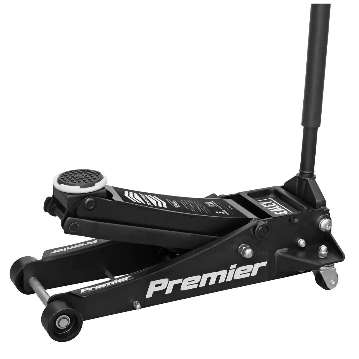 Sealey 3040AB Trolley Jack 3tonne Rocket Lift Black