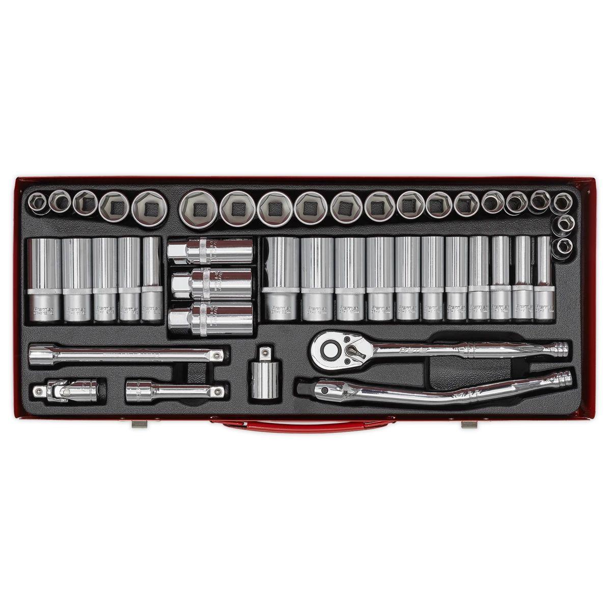 Sealey AK692 Metric/Imperial Socket Set 3/8