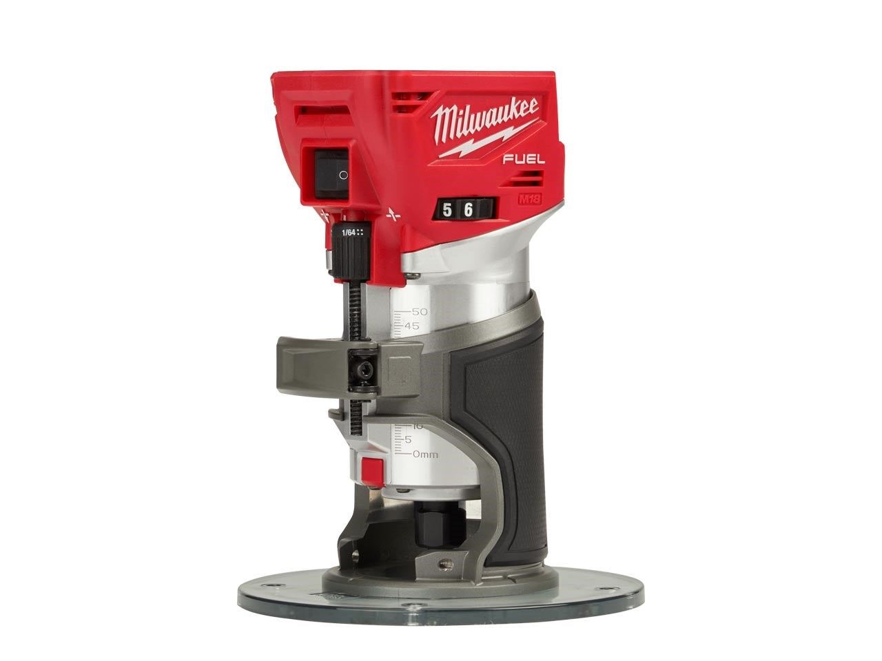 Milwaukee M18FTR-0 18V Brushless Trim Router in Case + 1/4