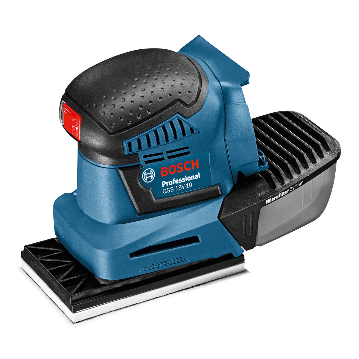 Bosch GSS 18V-10 Professional Orbital Sander Body only for Efficient Sanding Power 06019D0200